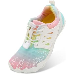 L-RUN Kids Water Shoes Boys Girls Water Hiking Shoes Indoor Outdoor Quick Dry Athletic Sneaker Shoes(Multicolor)
