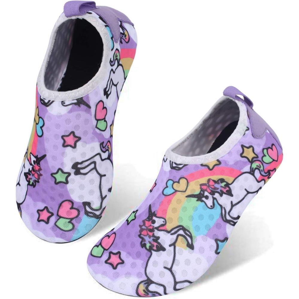 image:imageLRUN Toddler Water Shoes Quick Dry Kids Swim Shoes Barefoot Boys Girls Aqua Socks for Beach Pool Surfing Yoga NonSlipAhorse
