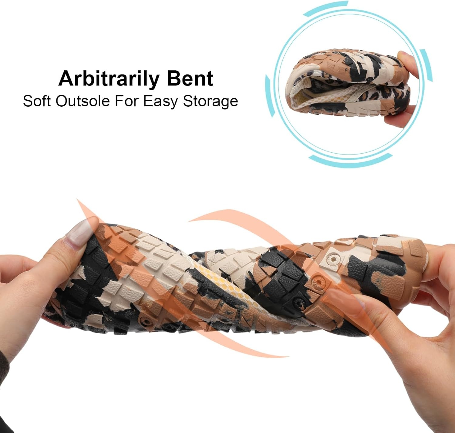 image:imageLRUN Barefoot Water Shoes Women Mens Aqua Sock Athletic Hiking Water Sports Shoes for Swim Beach Pool Sand Diving WalkingBeige Leopard