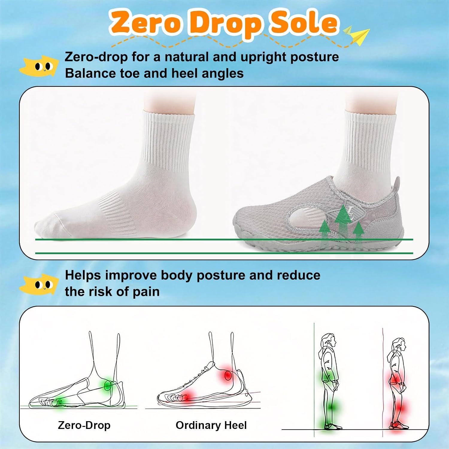 image:imageLRUN Kids ClosedToe Water Sandals Adjustable Sport Shoes NonSlip Rubber Sole Swim Beach Shoes for Toddler Little Kid Boys GirlsLight Grey