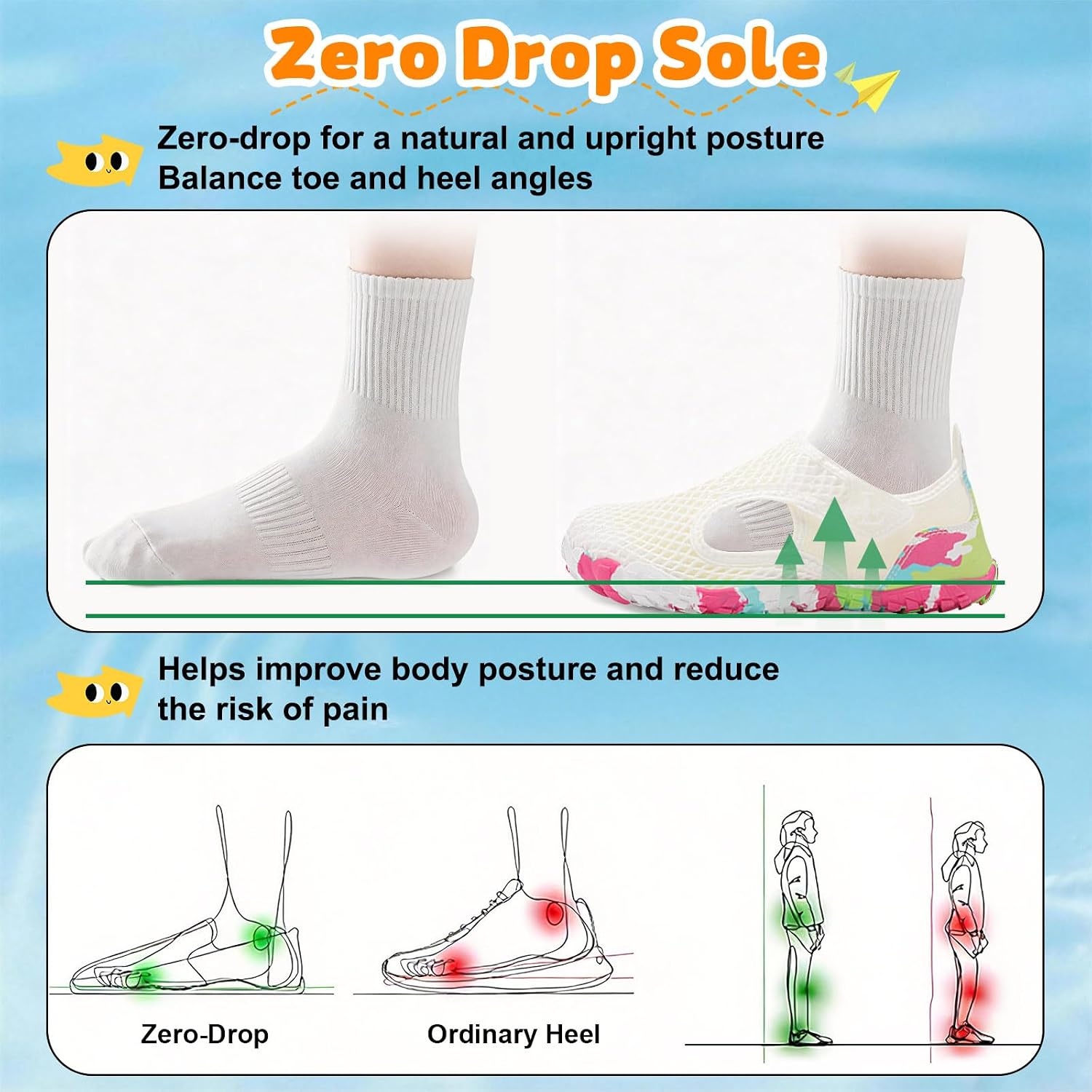 image:imageLRUN Kids ClosedToe Water Sandals Adjustable Sport Shoes NonSlip Rubber Sole Swim Beach Shoes for Toddler Little Kid Boys GirlsWhite