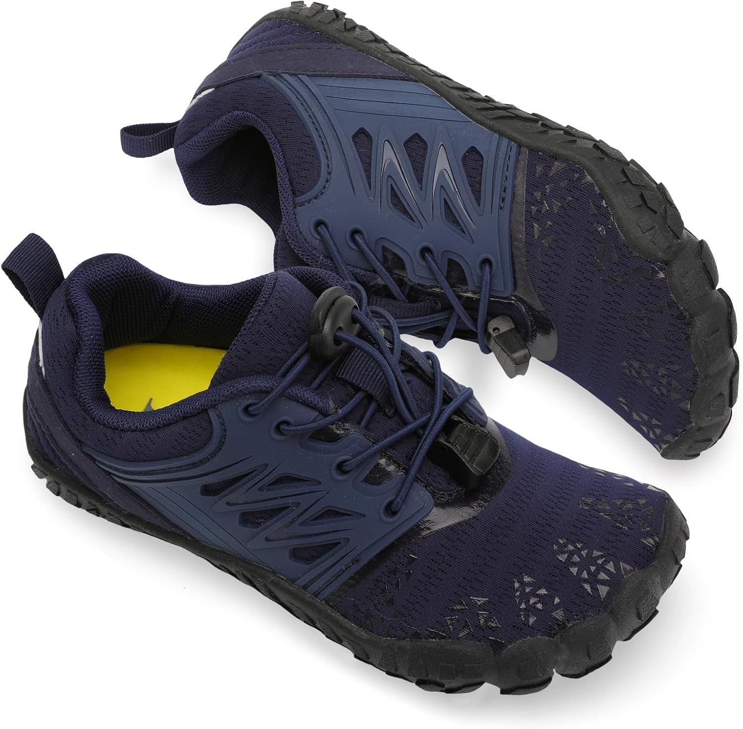 image:imageLRUN Kids Water Shoes Quick Dry Boys Girls Barefoot Shoes for Beach Pool Sand NonSlip Outdoor Athletic Walking SneakerNavy