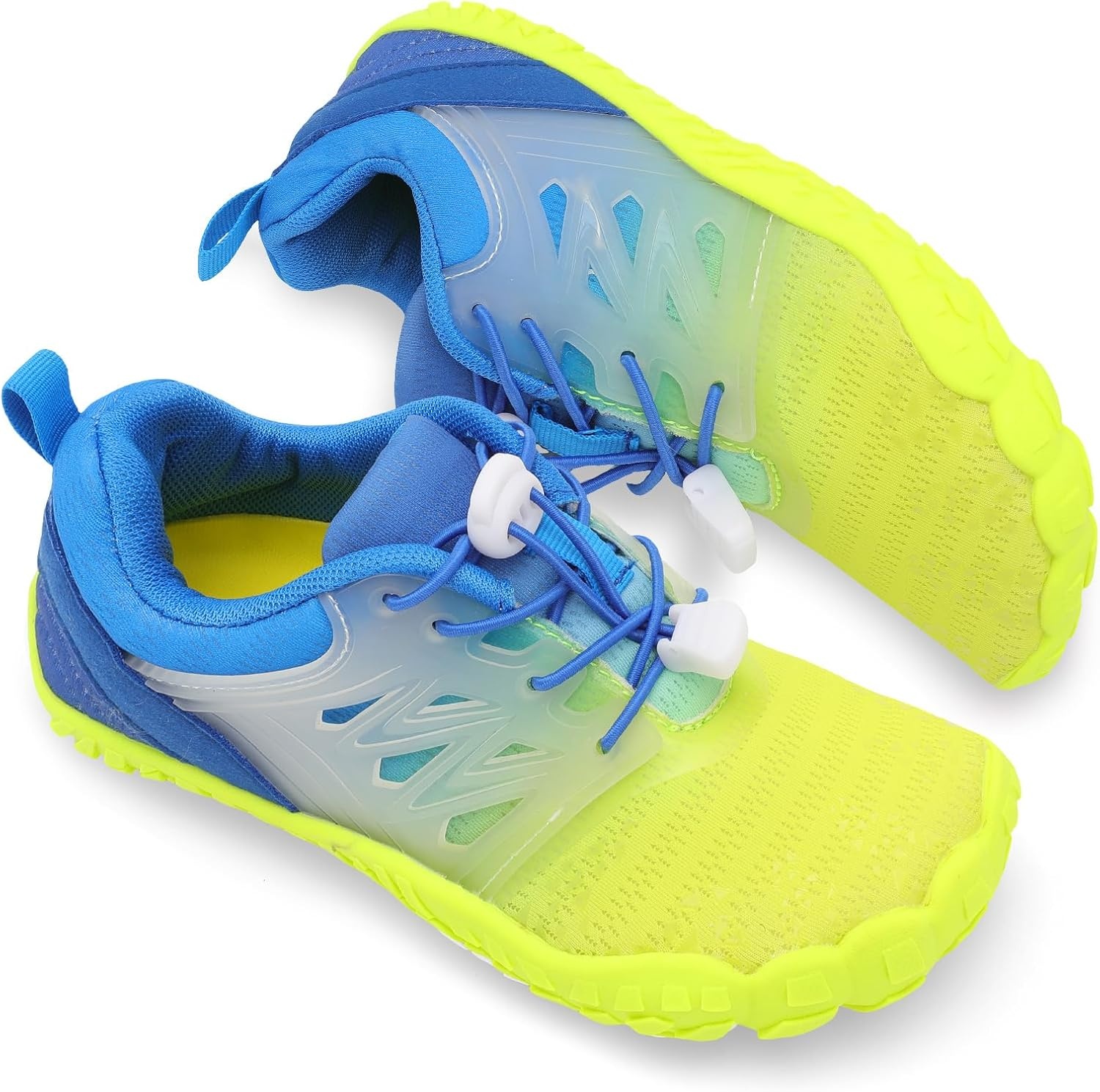 image:imageLRUN Kids Water Shoes Quick Dry Boys Girls Barefoot Shoes for Beach Pool Sand NonSlip Outdoor Athletic Walking SneakerYellow